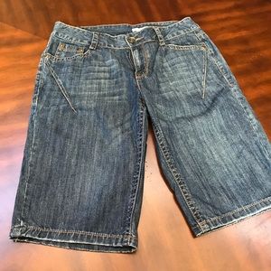 DKNY Jeans Long Denim Shorts Size 12